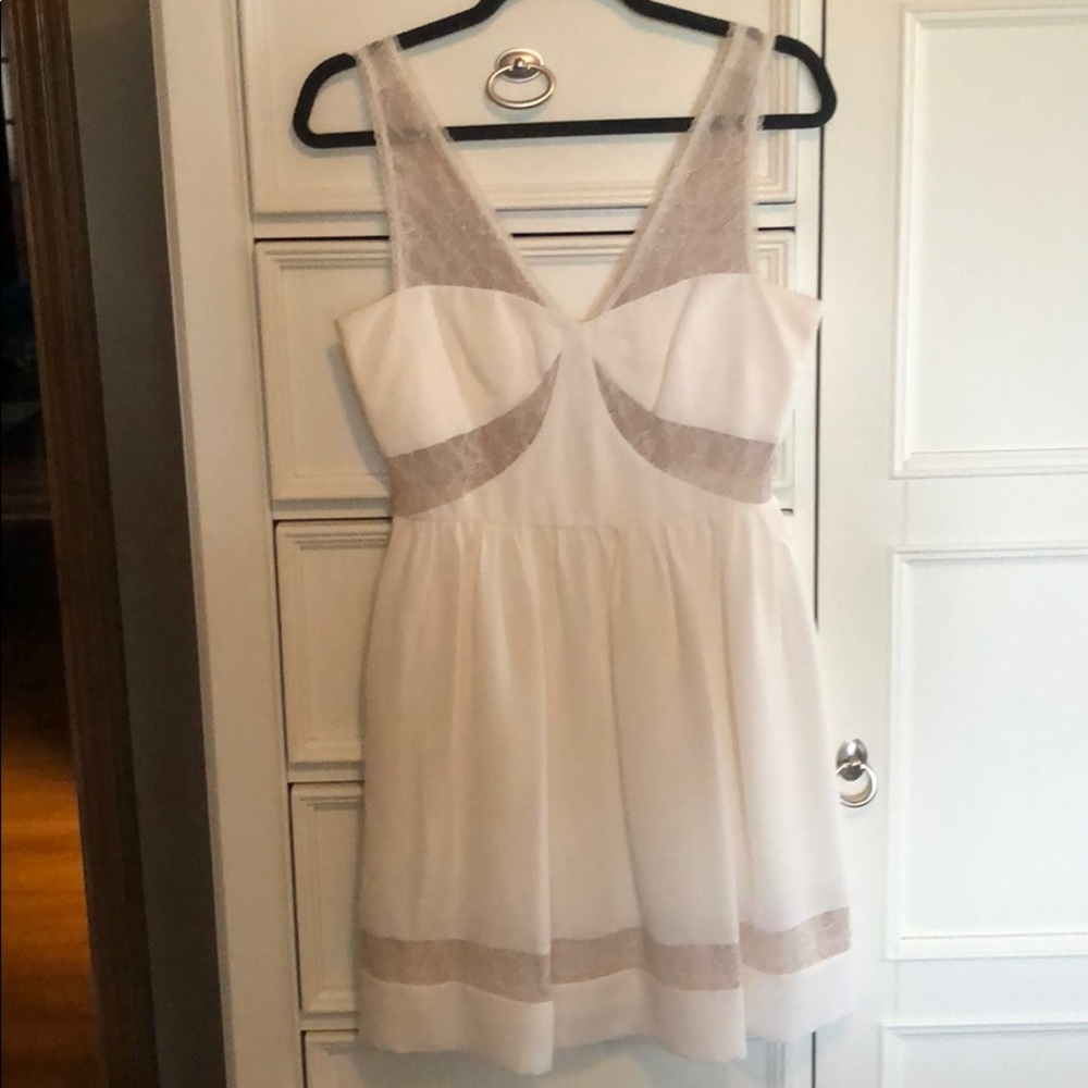White cocktail dress